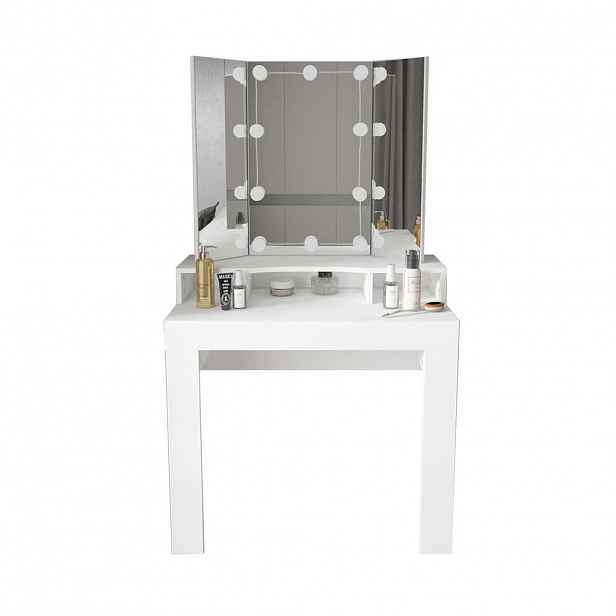 ML-DESIGN TOALETNÍ STOLEK obdélníkový bílý 89,5/155/43,5 cm