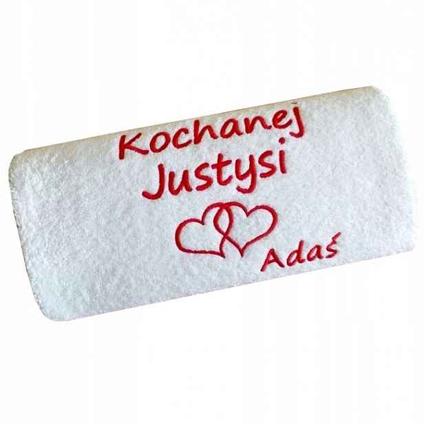 Výjimečný dárek k Valentýnu pro dívku, ženu, Ji ručník