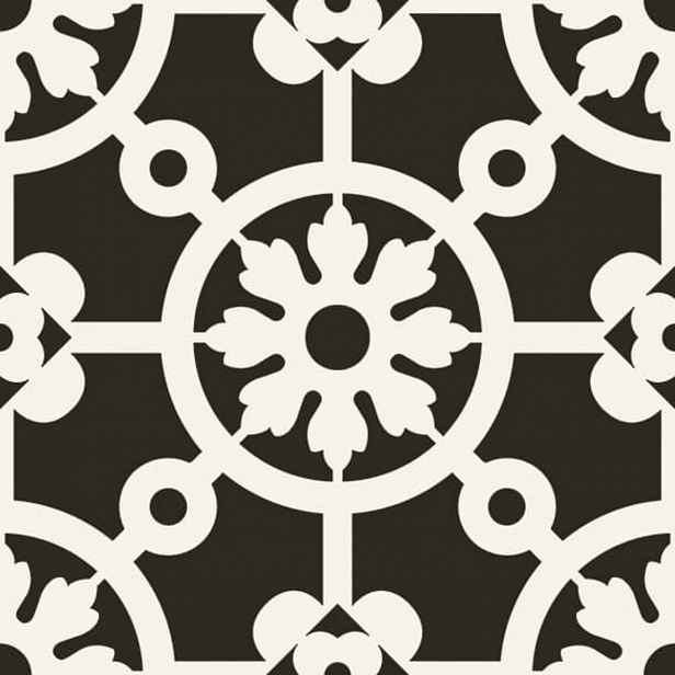 Dlažba Del Conca Paris nero Bercy 20x20 cm mat 20PR00YNA