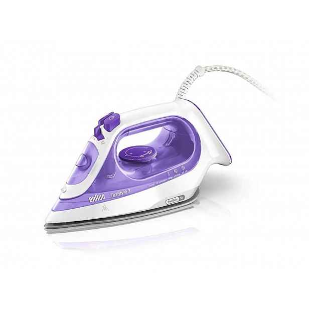 Braun - Napařovací žehlička TexStyle 3 SI 3042, fialová/bílá 8021098270689