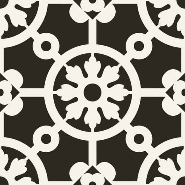 Dlažba Del Conca Paris nero Bercy 20x20 cm mat 20PR00YNA