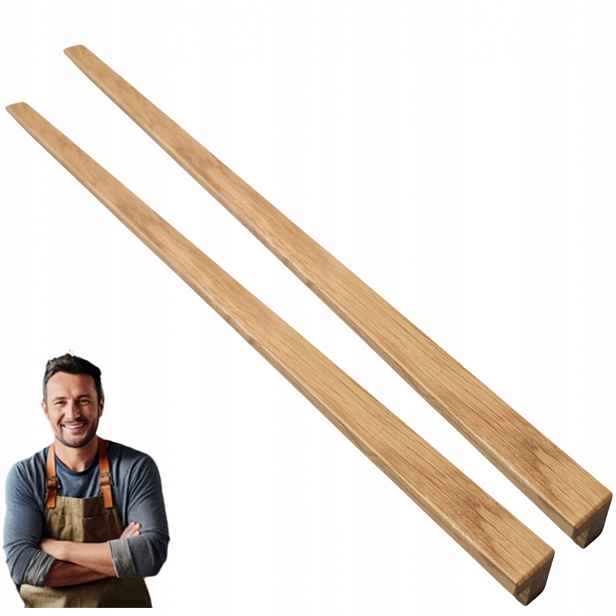 Nábytková Úchytka Dřevěný do skříňky Zásuvky Bato 512/555 mm Dubový 2ks