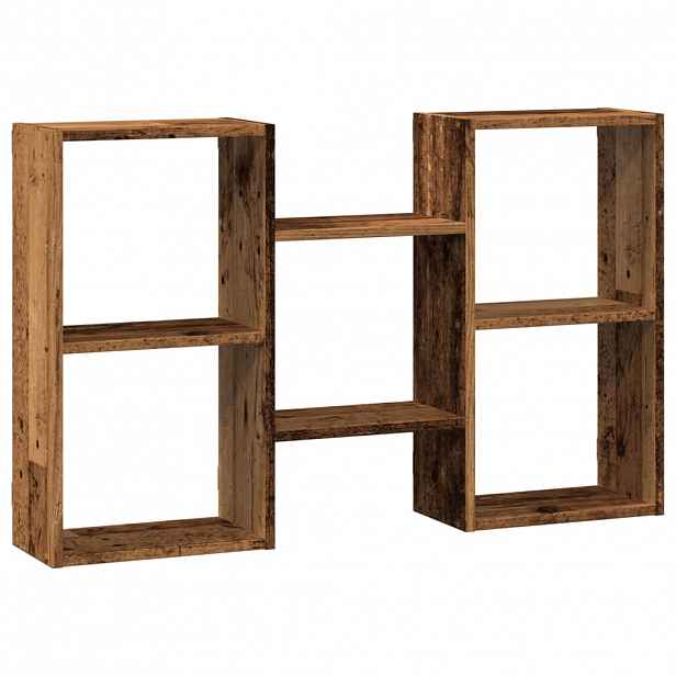 vidaXL Nástěnná police old wood 96 x 18 x 60 cm kompozitní dřevo