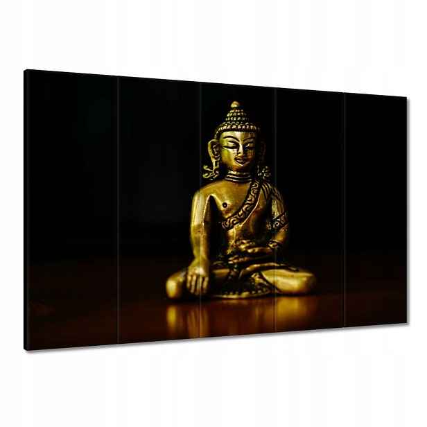 Obrazy 100x70 Zlatý Buddha Zlato