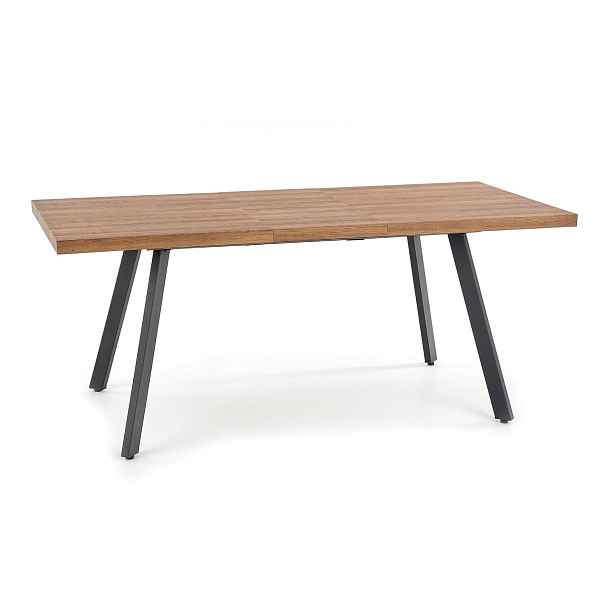 HALMAR Rozkládací jídelní stůl Berlin 160/220 cm ořech/černý