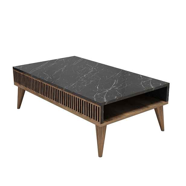 Konferenční stolek Milan Walnut Black