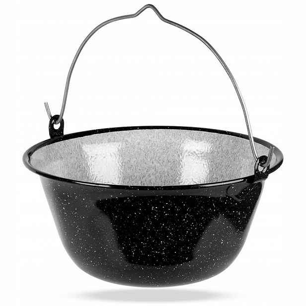 Maďarský závěsný smaltovaný kotlík 9,5 l 36 cm