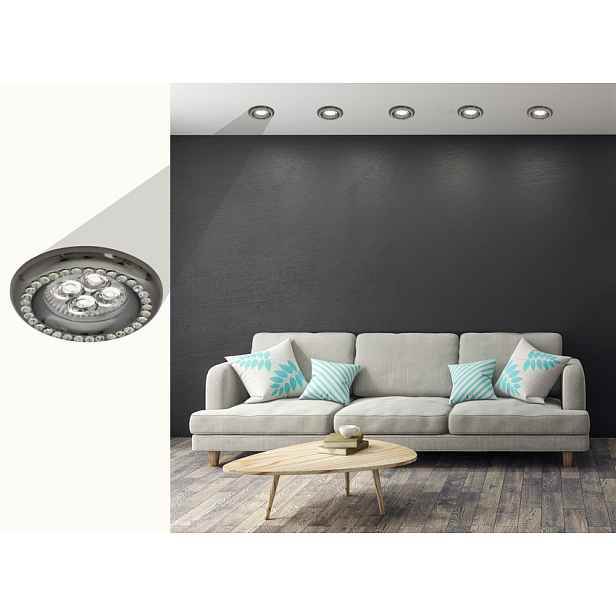 Stropní svítidlo Soc-03 Bk Gu10 50W 230V Stropní svítidlo pevné kulaté lité