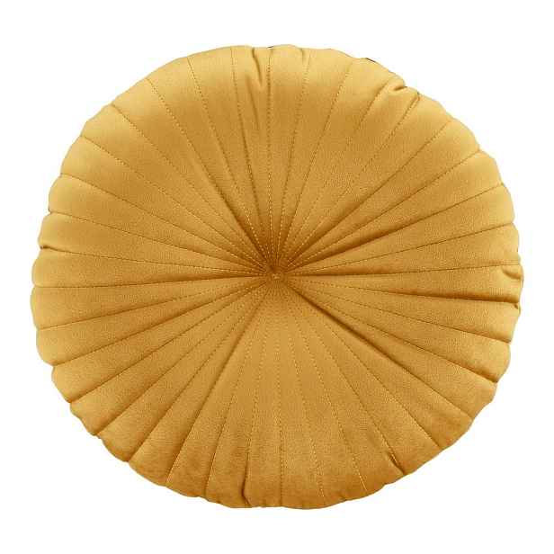 Sametový dekorační polštář ø 40 cm Round Soft Touch – Catherine Lansfield
