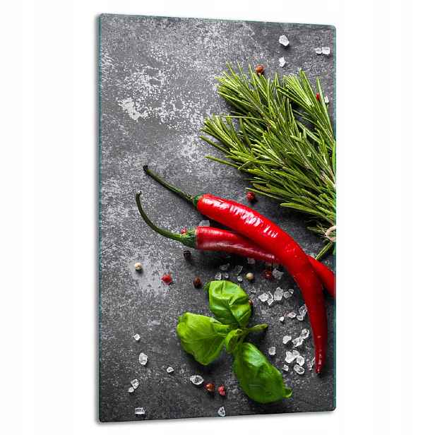 7v1 Skleněná Deska Panelová Deska 30x52 Chilli