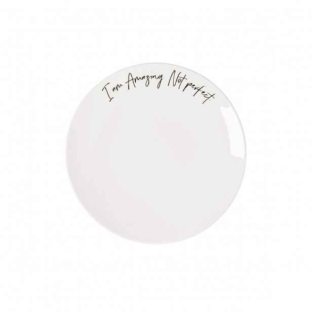 Villeroy & Boch Dezertní talíř Statement "Amazing not perfect", Ø 21,2 cm 10-1621-6153