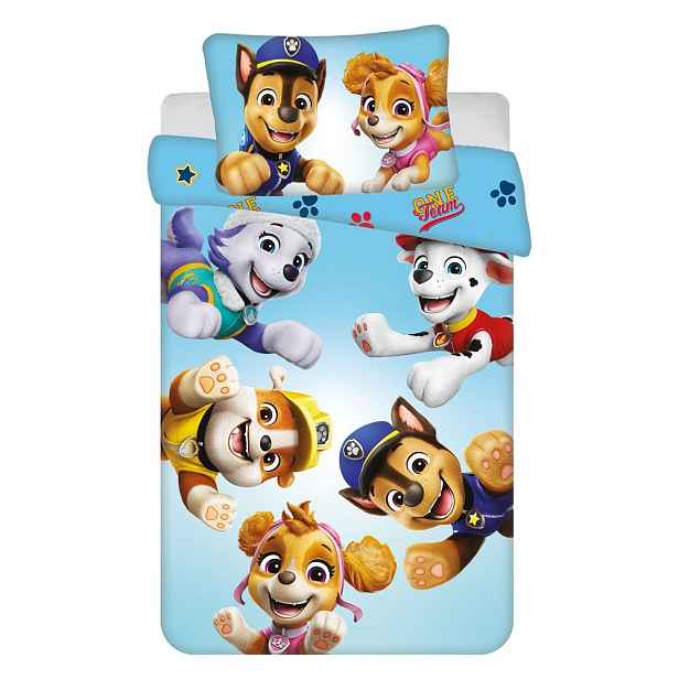 Bavlněné dětské povlečení do postýlky 100x135 cm Paw Patrol – Jerry Fabrics