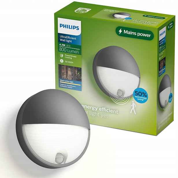 Venkovní nástěnné svítidlo Philips Capricorn Fasádní Led lampa Snímač pohybu