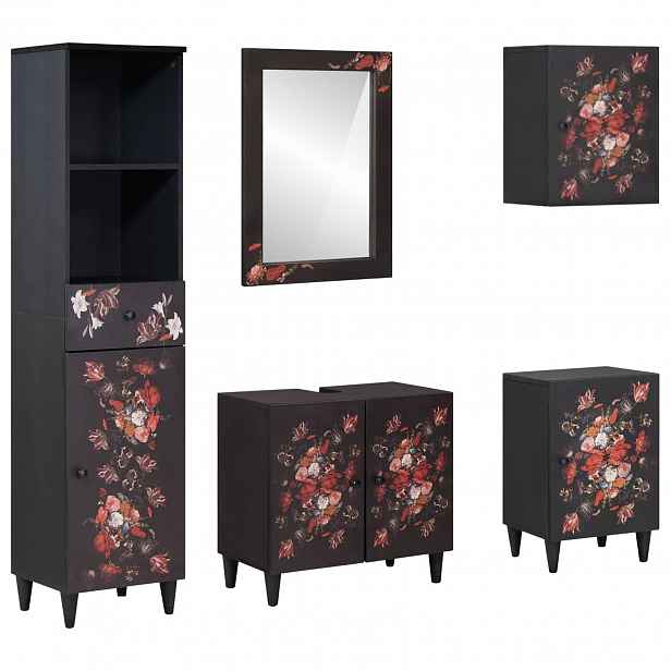 vidaXL Sada koupelnových skříněk 5 ks 62 x 33 x 58 cm