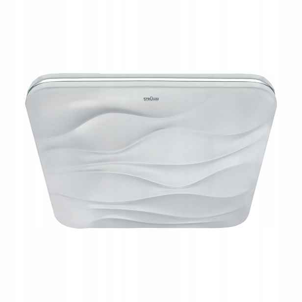Stropní Svítidlo Struhm Klara Led 36W 43x43cm IP44 bílý čtvercový