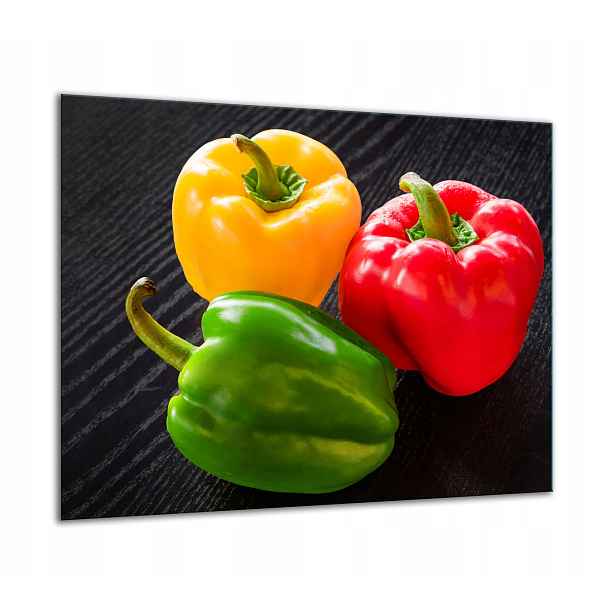 7v1 Skleněná Ochranná Deska Na Sporák 60x52 Paprika
