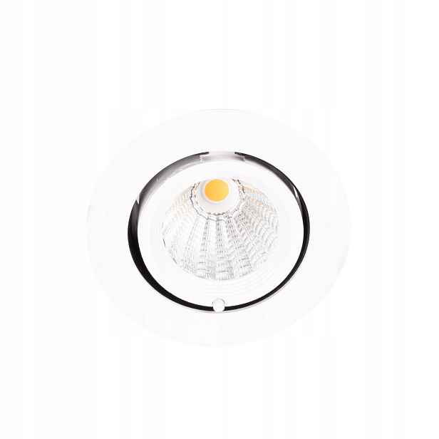 Maxlight Rubio Led podomítkové svítidlo 10W bílé, pohyblivé, kulaté