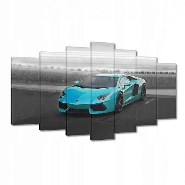 Obrazy 140x80 Tyrkysové sportovní auto