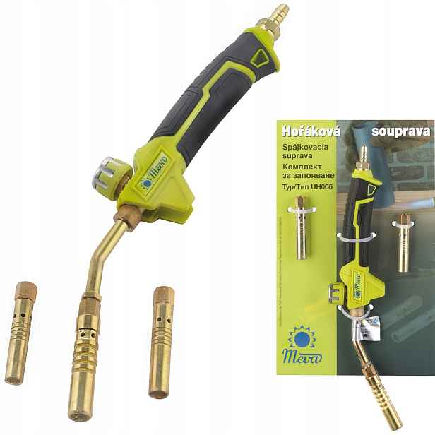 Plynový hořák pro tvrdé a měkké pájení Lpg Set 3 trysek 1.4-2.1 kW