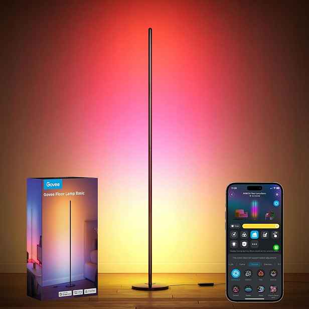 Stojací Led lampa Rgbic WiFi Matter Alexa Google Home 136 cm 1000 lm Govee