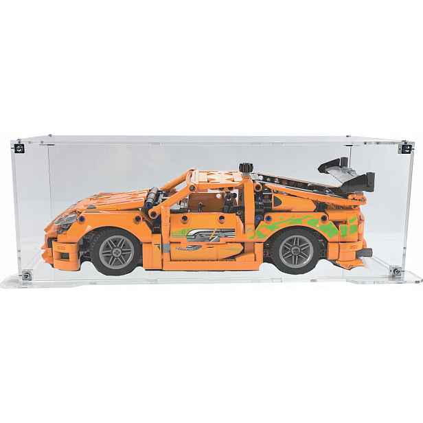 Vitrína s podstavcem Drewlandia pro stavebnici Lego 42204 Toyota Supra