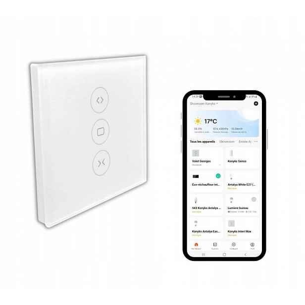 WiFi Inteligentní spínač záclony Roleta Alexa Hlasové ovládání