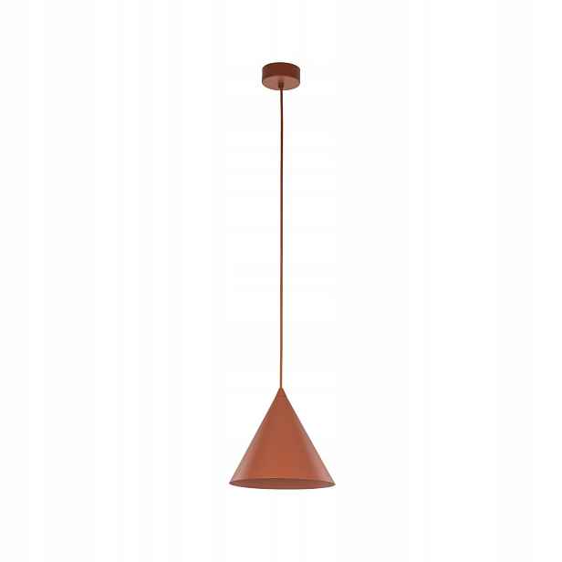 Závěsná lampa Tk Lighting Cono S Cihlová kovová E27 155 cm IP20 10076