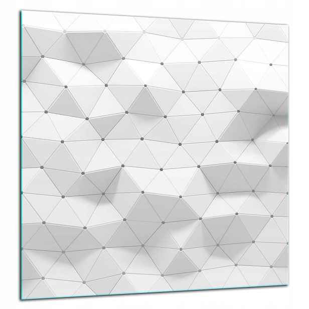 Skleněná Ochranná Deska Panel Lepidlo 60x65 Bílá