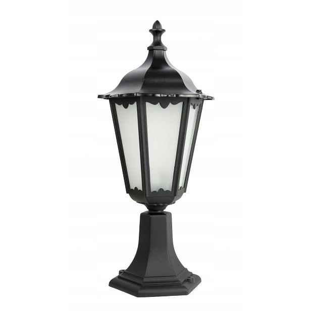Venkovní stojací lampa tradiční černá sloupek 50 cm IP43 Su-ma