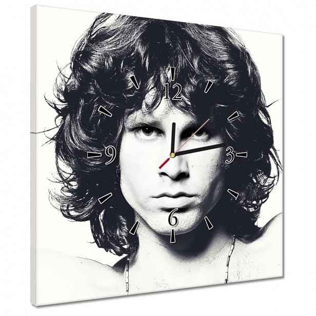 Hodiny 40x40 Zpěvák The Doors