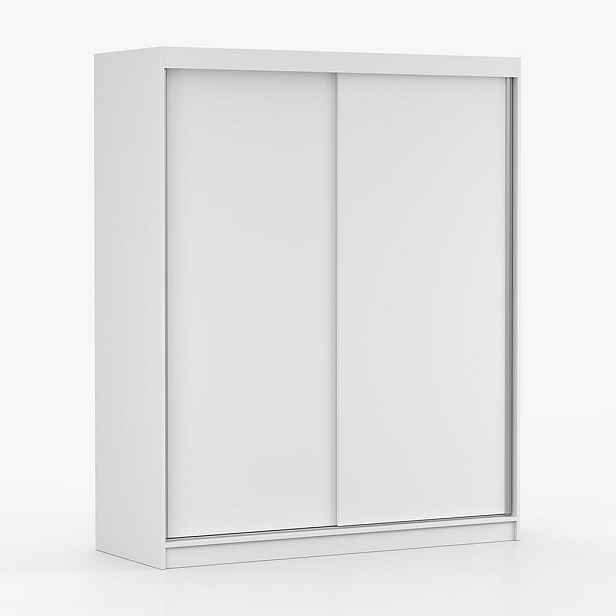 imoebel24 SKŘÍŇ s otočnými dveřmi Bono 04 160 cm 160200/61 cm, 2dveřová, bílý