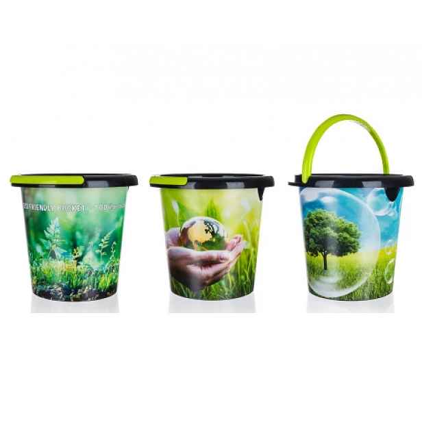 Kbelík Eco 5 l, mix dekorů