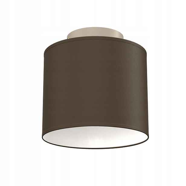 Luminex Arden stropní svítidlo hnědá/béžová, stínidlo 1xE27 15W