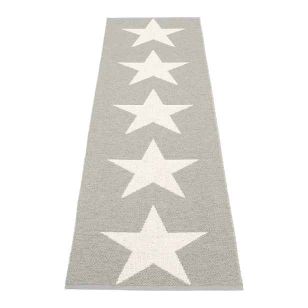 Světle šedý vnitřní a venkovní běhoun 70x250 cm Viggo Warm Grey – Pappelina