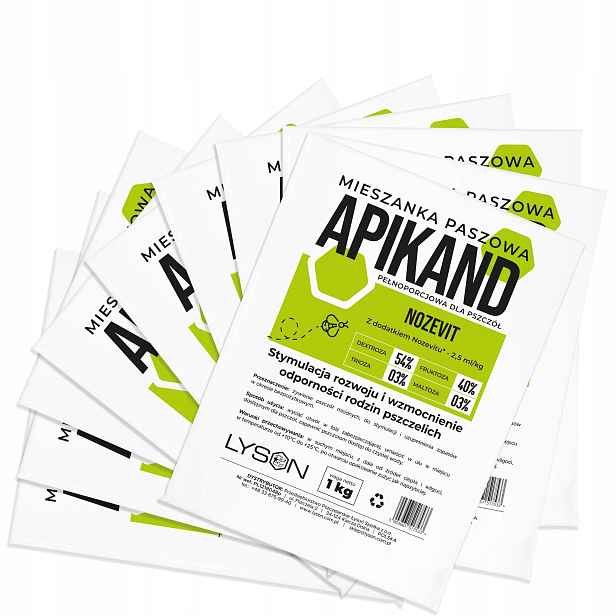 Apikand Bf s nožem těsto 10 x 1 kg Krmivo pro včely