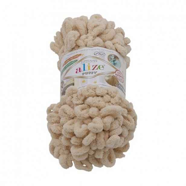 Bellatex Příze PUFFY béžová, 100 g / 9 m