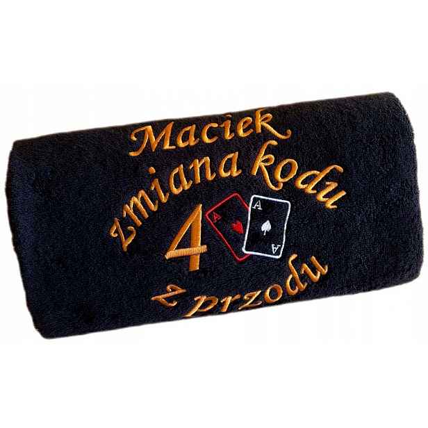 Dárek k narozeninám pro milovníka hazardních her, Ručník na karty jméno