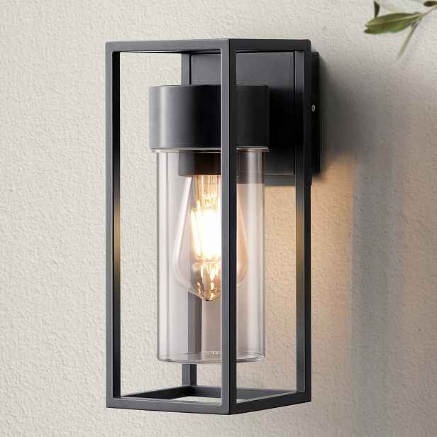 Nástěnné svítidlo pro vnitřní i venkovní použití Edishine, nástěnná lampa na fasádu domu, IP44