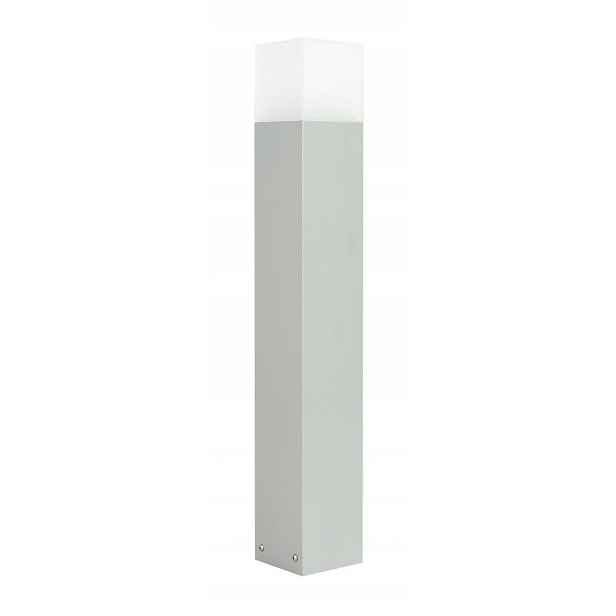 Stojací venkovní sloupková lampa šedá obdélníková 70 cm IP44 Su-ma