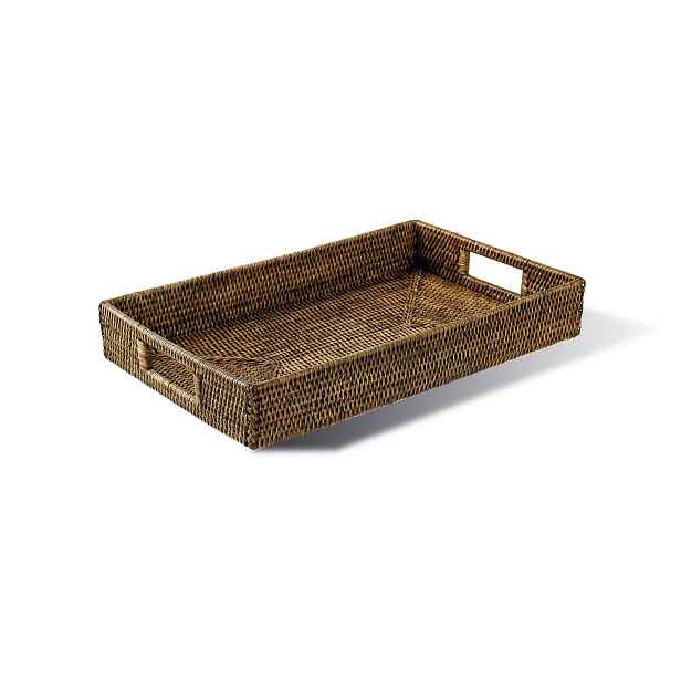 Sambonet Ratanový servírovací podnos, kolekce Radici, 53 x 32,5 cm, medově hnědá 58233-06