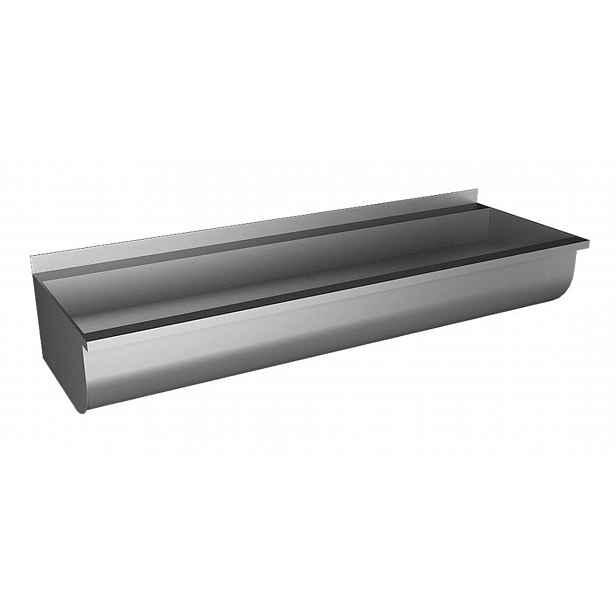 Sanela - Nerezový žlab zakulacený neopláštěný, délka 1250 mm SLUN 10K
