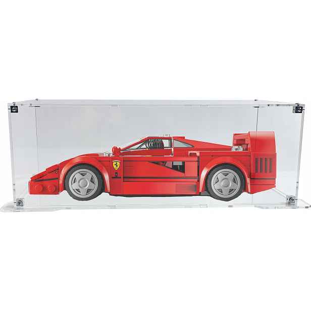 Vitrína s podstavcem Drewlandia pro stavebnici Lego 76934 Ferrari F40