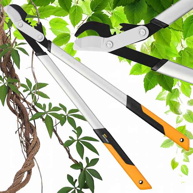 Fiskars Dvouruční Nůžky Na Větve Dlouhé Zahradnícké Nůžky, Ostrá Čepel