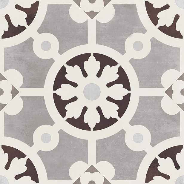 Dlažba Del Conca Paris marrone Bercy 20x20 cm mat 20PR00YMA