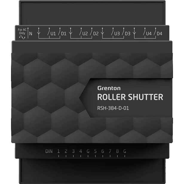 Modul Grenton Roller Shutter x4, Din, TF-Bus