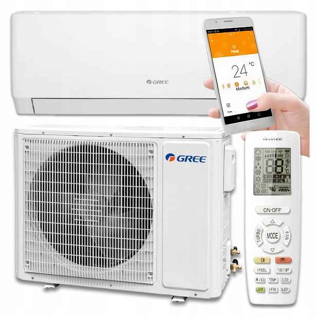 Klimatizace Nástěnný klimatizátor Gree Pular Pro WiFi Hepa 5,3 kW Topení
