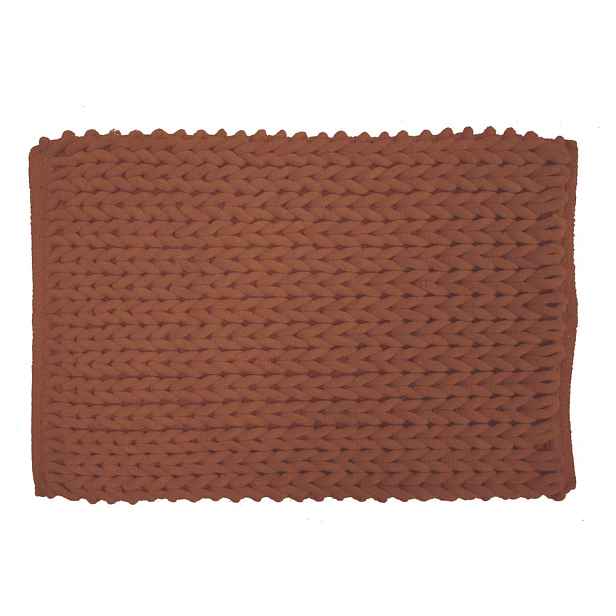Koupelnová předložka v terakotové barvě 50x80 cm Ariel – douceur d'intérieur