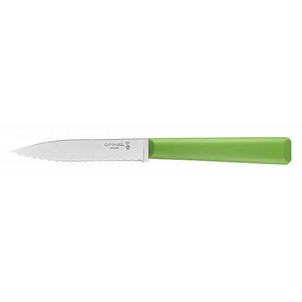 Zoubkovaný nůž Opinel Essentiels N°312, 10 cm, zelený
