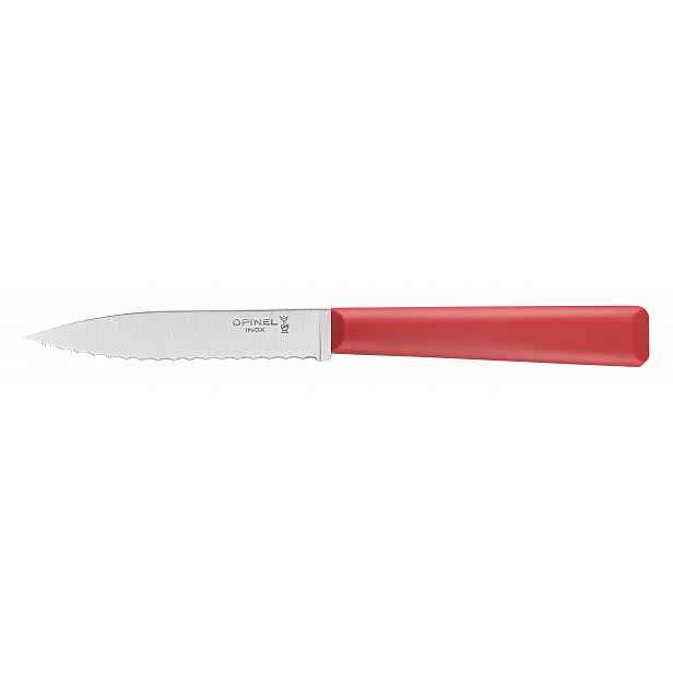 Zoubkovaný nůž Opinel Essentiels N°312, 10 cm, červený