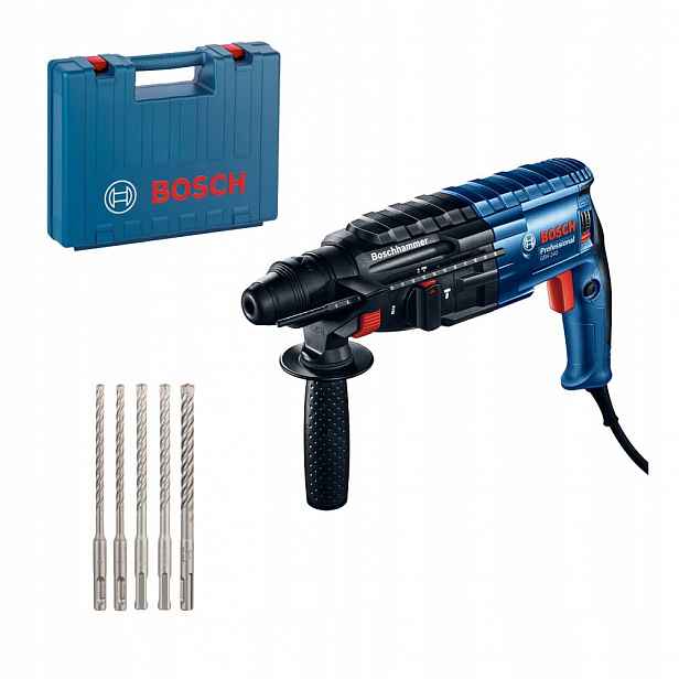 Bosch vrtací kladivo Gbh 240 vrtáky Sds 5ks (0615990M99)